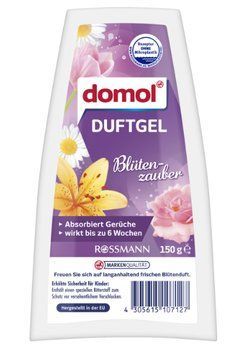 Освіжувач повітря гелевий domol Bl&uuml;tenzauber, Квіткова магія, 150 g 00000002275 фото