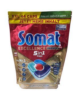 Таблетки для посудомийної машини Somat Exellence Premium 5in1, 44 шт. 00000003477 фото