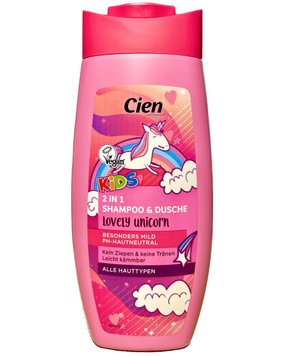 Шампунь та гель для душу Cien 2in1 Lovely unicorn, Для дітей, 400 ml 030020738 фото