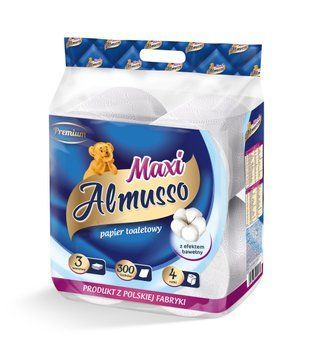Туалетний папір Almusso Maxi, 3-шаровий, 4 шт. 00000003027 фото