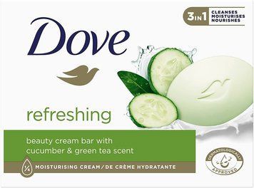 Тверде крем-мило Dove Cucumber & Green Tea, Освіжаюче з огірком та зеленим чаєм, 90 g 00000001976 фото