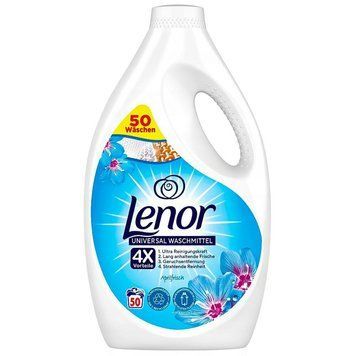 Гель для прання Lenor 2in1, Waschmittel Aprilfrisch, Універсальний, 50 прань, 2500 ml/ 00000002027 фото