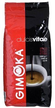 Кава в зернах Gimoka Dulcis Vitae, Купаж арабіка/робуста, 1000 g 00000001345 фото