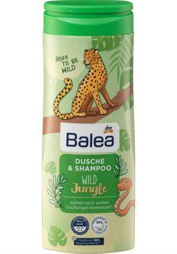 Шампунь та гель для душу Balea 2in1 Wild Jungle, Для дітей, 300 ml 00000001005 фото