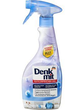 Освіжувач текстилю та засіб для розгладження складок Denkmit 3в1, Pure Cotton, 500 мл 00000002528 фото