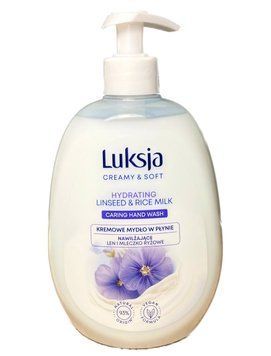 Рідке крем-мило Luksja, Льон та молочко рису, 500 ml 11283082 фото