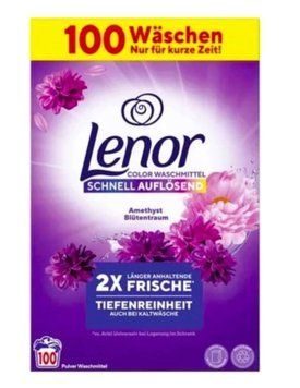 Порошок для прання Lenor Сolor Amethyst Blutentraum, Для кольорового, 100 прань, 6000 г 00000002378 фото