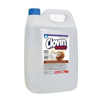 Мило рідке Clovin Handy, Антибактеріальне, Молоко і кокос, 5 L 00000001630 фото