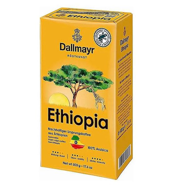 Кава мелена Dallmayr Ethiopia, 100% арабіка, 500 g 00000001367 фото