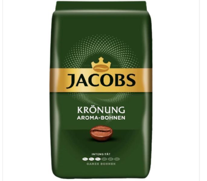 Кава в зернах Jacobs Cafe Crema, Aroma-Bohnen, 100% Арабіка, 500 g 10030316 фото