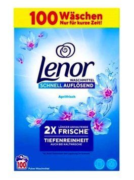 Порошок для прання Lenor Aprilfrisch, Універсальний, Квітнева свіжість, 100 прань, 6000 г 00000002379 фото