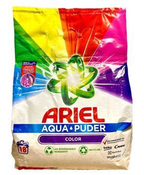 Порошок для прання Ariel AQUA PUDER Color, Для кольорового, 18 прань, 1170 г 90171653 S432 фото