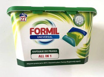 Капсули для прання Formil Allin1 Universal, Універсальні, 22 шт. 23510-01 фото