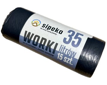 Пакети для сміття Sipeko LDPE Worki, 35 л, 15 шт. 00000001582 фото