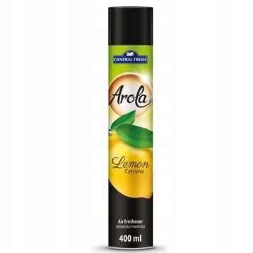 Освіжувач повітря GENERAL FRESH AROLA, Свіжий лимон, Аерозоль, 400 ml 00000002328 фото