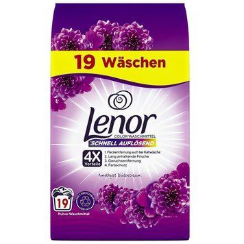 Порошок для прання Lenor Сolor Amethyst Blutentraum, Для кольорового, 19 прань, 1140 г 00000002028 фото
