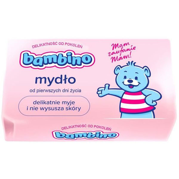 Дитяче тверде мило Bambino, З ланоліном, 90 g 00000000773 фото