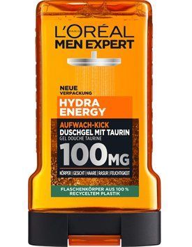 Гель для душу L'Or&eacute;al Paris Men Expert Hydra Energy, Для чоловіків, 250 ml 00000002829 фото