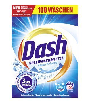 Порошок для прання Dash Alpen Frische, Універсальний, 100 прань, 5 кг 00000003328 фото