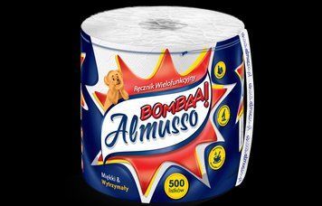 Паперовий рушник Almusso BOMBA, 2-шаровий, 100 м 00000003179 фото