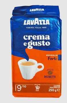 Кава мелена LavazzaCrema E Gusto Forte, Купаж арабіка/робуста, 250 g 00000003531 фото