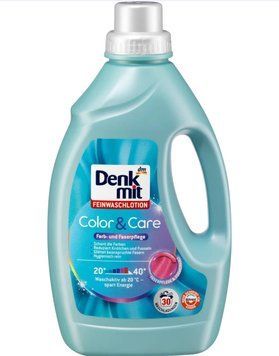 Гель для прання Denkmit Color & Care, Для делікатних, кольорових тканин, 30 прань, 1.5 L 00000001583 фото