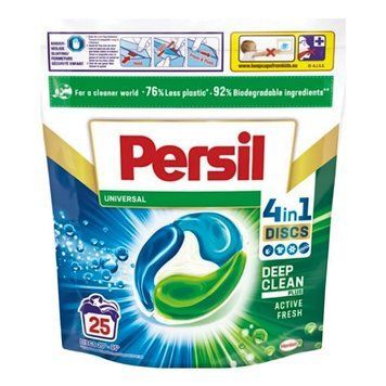 Капсули для прання Persil 4in1, Універсальні, 25 шт. 00000001883 фото