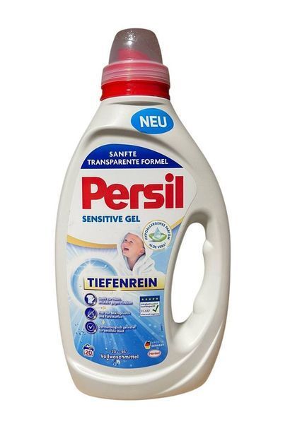 Гель для прання Persil Sensitive Gel, Універсальний, Гіпоалергенний, 20 прань, 900 ml 2817656 фото