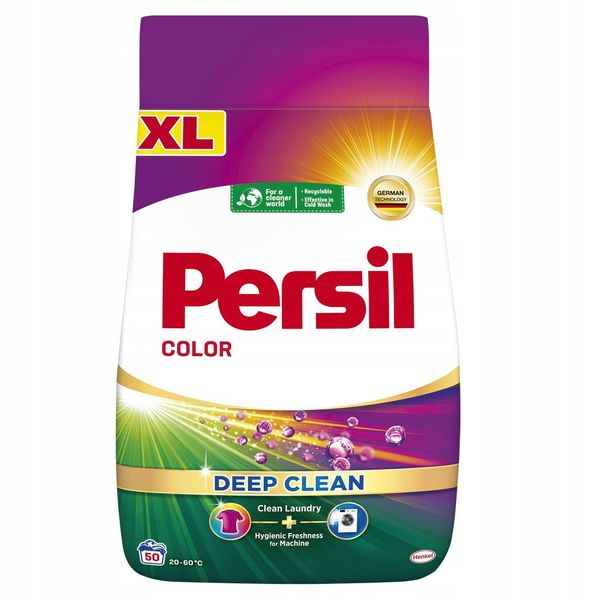 Порошок для прання Persil Сolor, Для кольорового, 50 прань, 2,75 кг 00000002282 фото