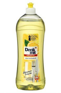 Засіб для ручного миття посуду Denkmit, Лимонна свіжість, 1 L 00000000495 фото
