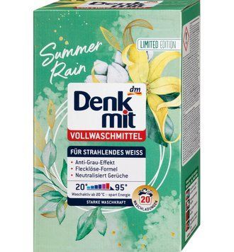 Порошок для прання Denkmit Summer Rain, Для білого, 20 прань, 1,3 кг 00000001784 фото