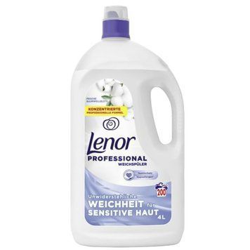 Кондиціонер для білизни Lenor Professional Soft Cotton Sensitive, Гіпоалергенний, 200 прань, 4 L 00000003031 фото