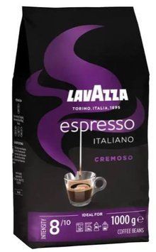 Кава в зернах Lavazza Espresso Cremoso, Купаж арабіка/робуста, 1000 g 00000002683 фото