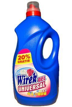 Гель для прання Wirek Universal, Універсальний, 80 прань, 4 L 00000000122 фото