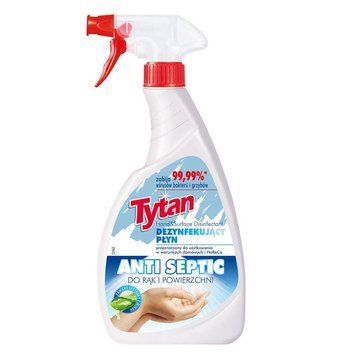 Дезінфікуючий засіб для рук та поверхонь Tytan, 500 ml 00000003133 фото