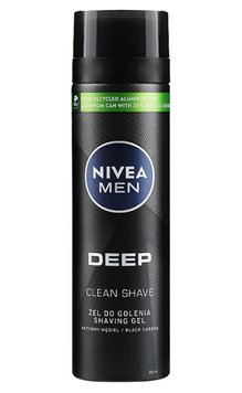 Гель для гоління NIVEA MEN Deep Clean, Активне вугілля, 200 ml 81789 фото