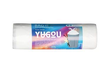 Ароматизовані пакети для сміття з ручками YuGou Sweet Vanilla, з ароматом ванілі, 35 л 15 шт. 00000003483 фото