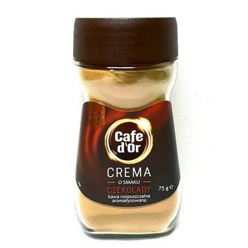 Кава розчинна CAFE D'OR CREMA, Czekolady, Зі смаком шоколаду, 75 g 13937 фото