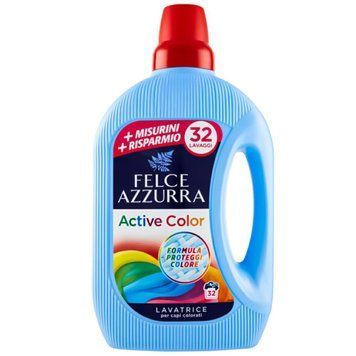 Гель для прання FELCE AZZURRA Active Color, Для кольорового, 32 прань, 1,595 L 0933099 фото