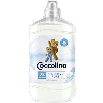 Кондиціонер для білизни Coccolino Sensitive Pure, Гіпоалергенний, 72 прань, 1800 ml 68560684 фото