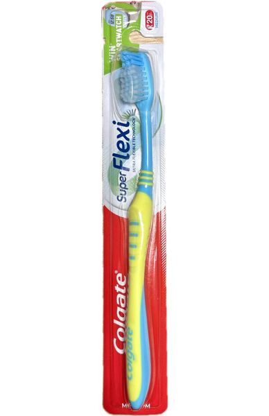 Зубна щітка Colgate Super Flexi, Medium, Середньої жорсткості. P1682587 фото