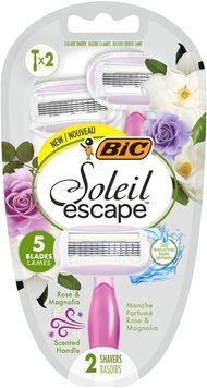 Набір бритв без змінних картриджів Bic Soleil Escape, Троянда-Магнолія, 2 шт 00000003034 фото