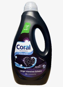 Гель для прання CORAL Black Velvet, Для чорного, 23 прань, 1,15 L 00000002135 фото