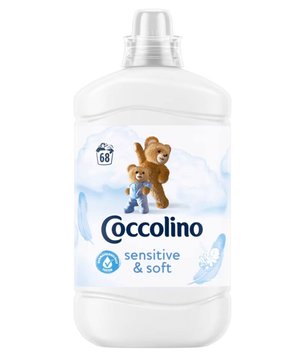 Кондиціонер для білизни Coccolino Sensitive&Soft, Гіпоалергенний, 68 прань, 1700 ml 69976970 фото