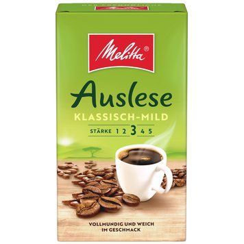 Кава мелена Melitta Auslese Klassisch-Mild, Купаж арабіка/робуста, 500 g 00000002686 фото
