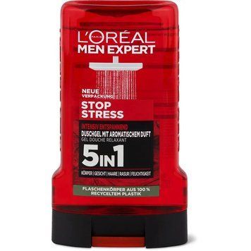 Гель для душу L'Or&eacute;al Paris Men Expert Stop Stress 5in1, Для чоловіків, 250 ml 00000002831 фото