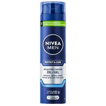 Гель для гоління NIVEA MEN Protect&Care, Зволожуючий, 200 ml 81760 фото