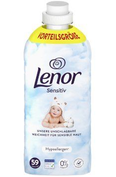 Кондиціонер для білизни Lenor Sensitive, Гіпоалергенний, 59 прань, 1,239 ml 00000002800 фото