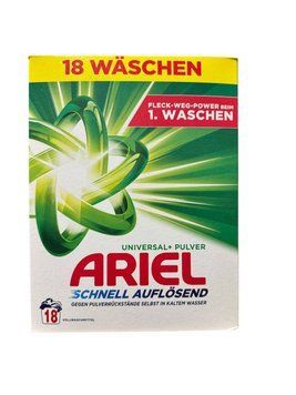 Порошок для прання ARIEL Universal + Pulver, Універсальний, 18 прань, 990г 00000003299 фото