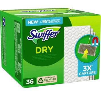 Змінні сухі серветки для швабри Swiffer DRY, Для сухого підмітання, 36 шт. 90394596 S338 фото